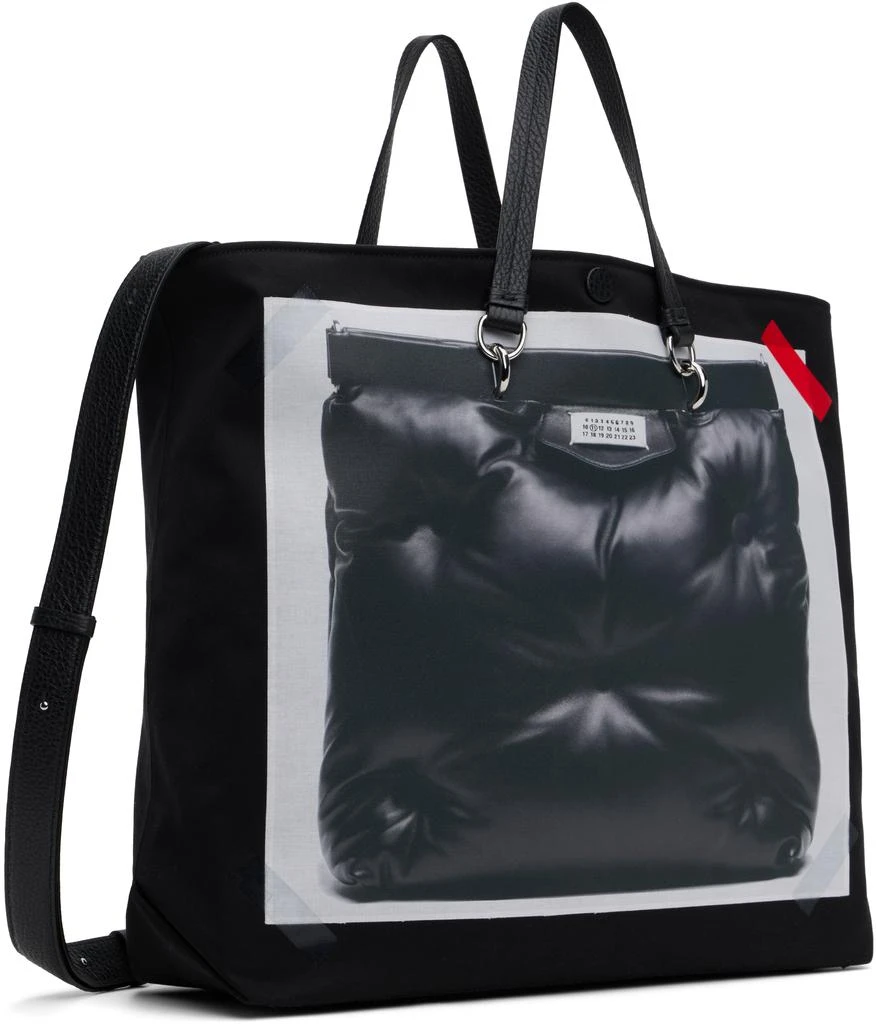 MAISON MARGIELA Black Trompe L'oeil Glam Slam Shopping Tote 2