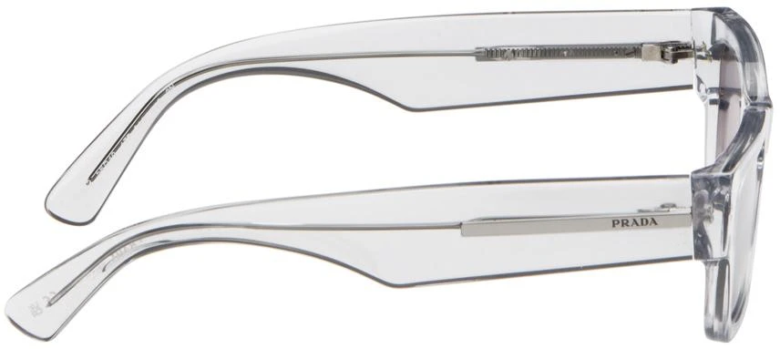 Prada Transparent Rectangular Sunglasses 2