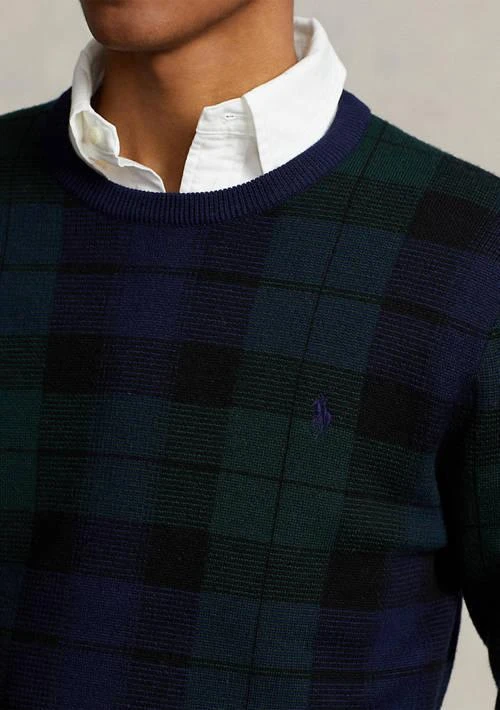 Ralph Lauren Ralph Lauren Plaid Washable Wool Sweater 3