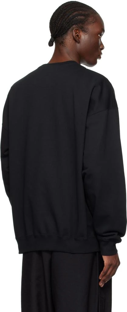 Y-3 Black Bonded-Logo Sweatshirt 3
