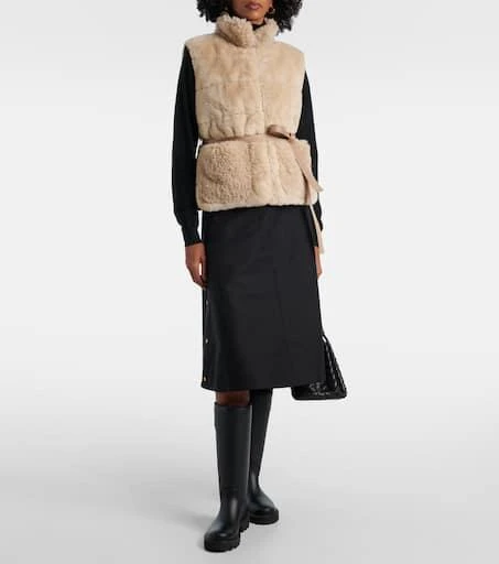 Moncler Joui faux fur down vest 2