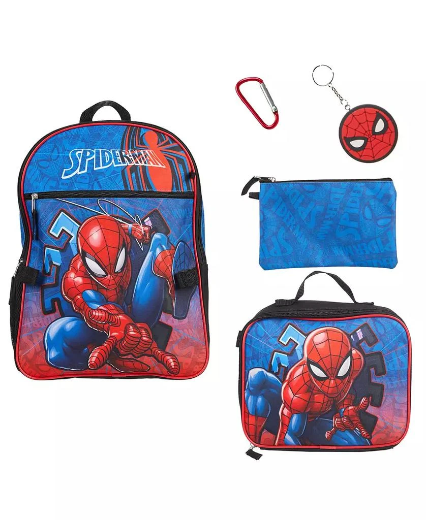 Spider-Man Spiderman Boy's 5 PC Backpack Set 2