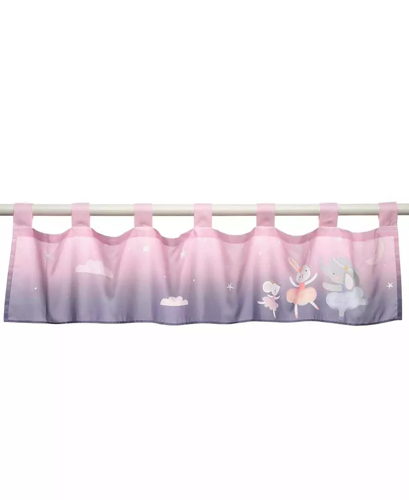 Bedtime Originals Tiny Dancer Ballet Animals Window Valance - Pink/Purple