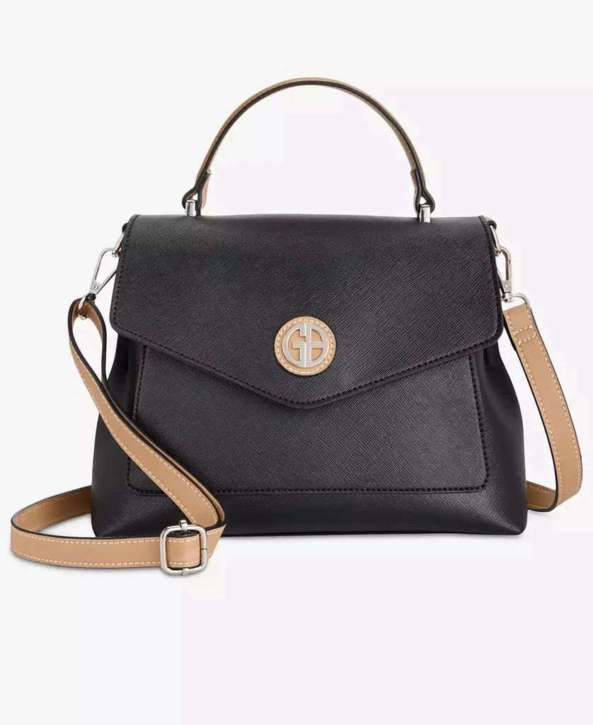 Giani Bernini Saffiano Top Handle Flap Small Top Handle Crossbody, Exclusively at Macy's 1