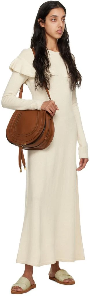 Chloé Tan Medium Marcie Saddle Bag 4