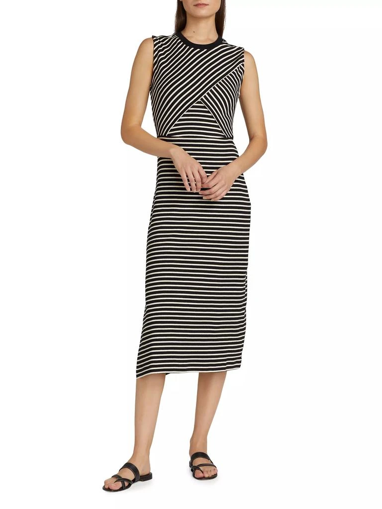Tanya Taylor Hayden Striped Cotton-Blend Dress 2
