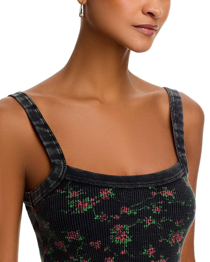 Alexander Wang Alexander Wang Floral Waffle Cami Dress 4
