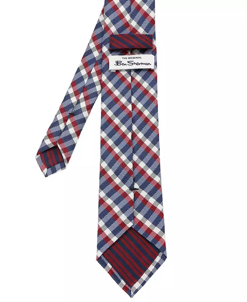 Ben Sherman Men's Plaid Silk Tie 3