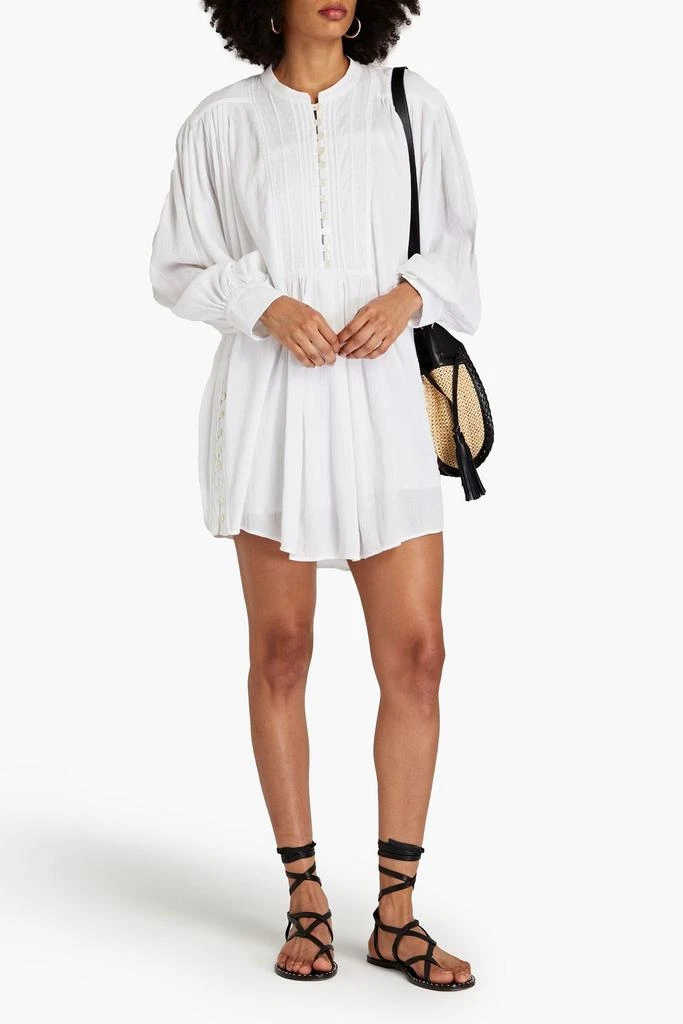 Shop Yacolt pintucked cotton-voile mini dress on Sale at BeyondStyle  Get  85% Off Yacolt pintucked cotton-voile mini dress with Limited-Time Flash  Deals, Exclusive Discounts, and Special Offers. Enjoy Unbeatable Savings on