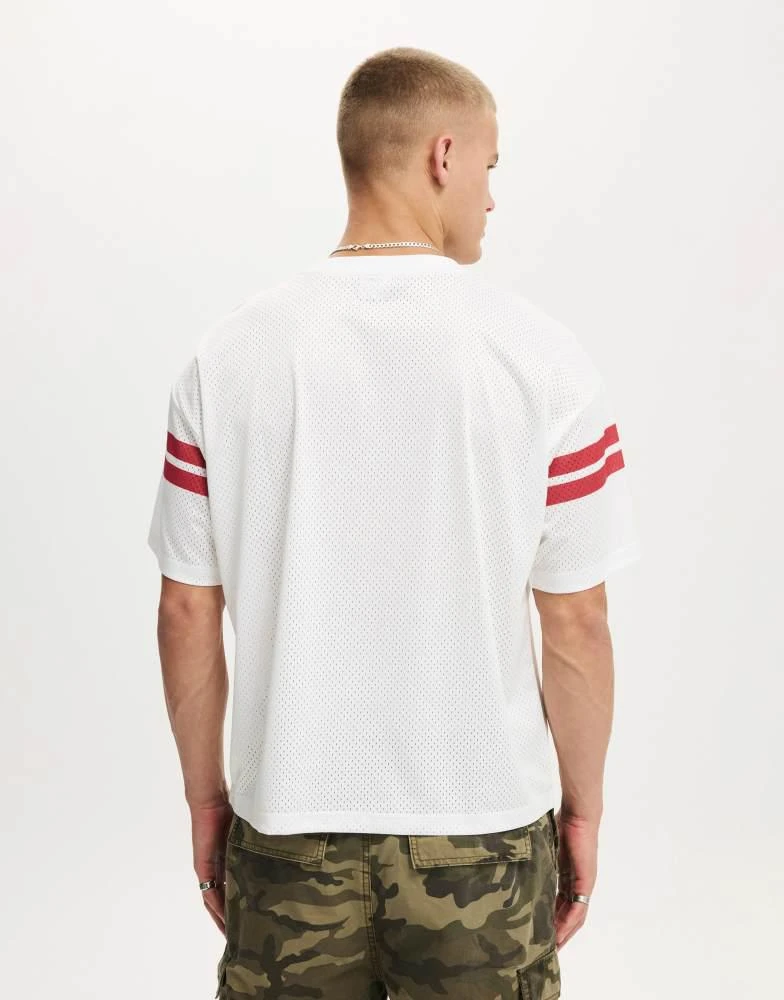 Cotton On Cotton On Football jersey in white 4