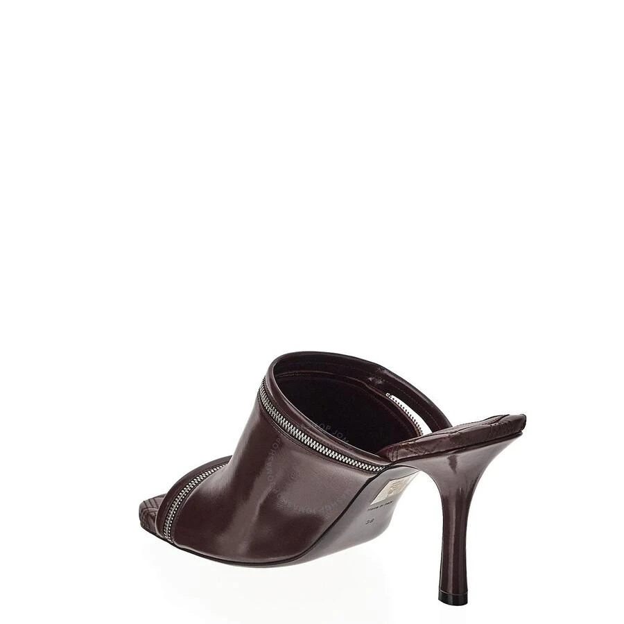 Burberry Leather Zipper Stiletto Mule Sandals 3