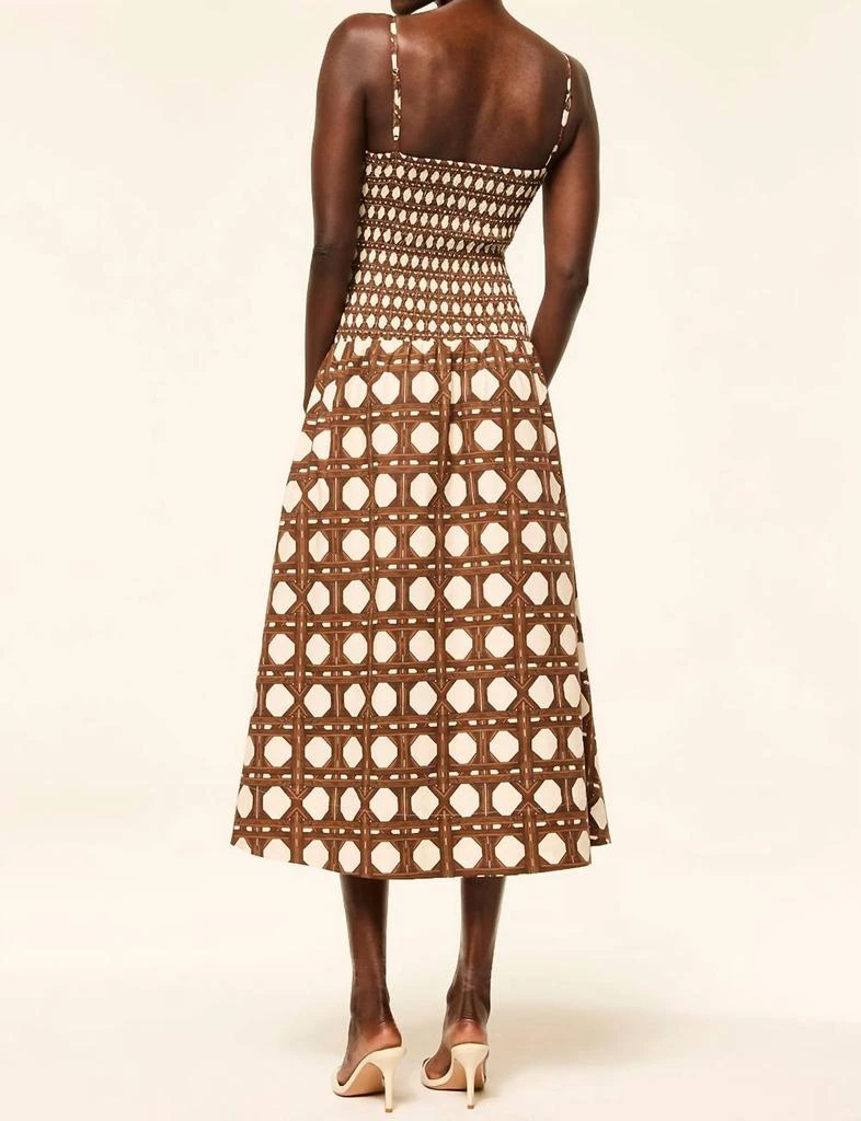 MISA Misa Los Angeles - Rattan Tile Roxie Maxi Dress 3