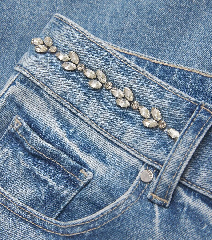 Paige Embellished Sasha Wide-Leg Jeans 5