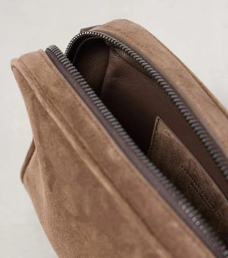 Brunello Cucinelli Small suede crossbody bag 3