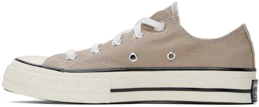 Converse Taupe Chuck 70 Vintage Canvas Sneakers 3