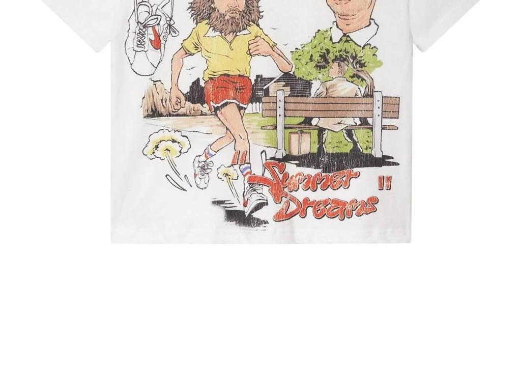 Valley Men’S Dreams Forrest Gump Graphic T-Shirt In White