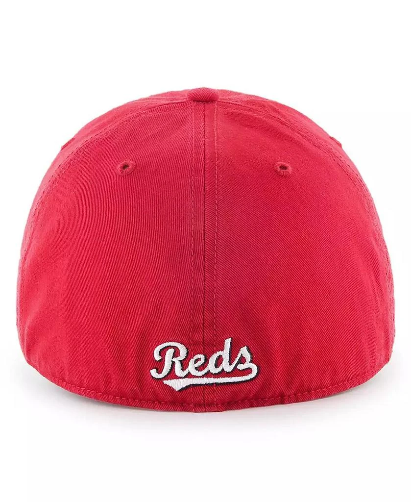 47 Brand Men's Red Cincinnati Reds Franchise Logo Fitted Hat 3