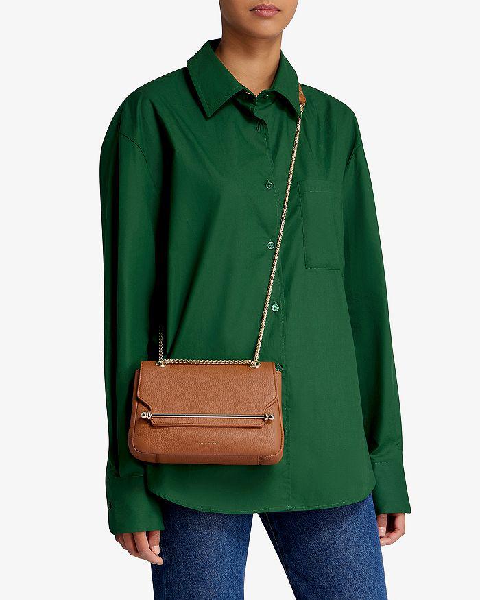 Strathberry East/West Soft Mini Leather Convertible Crossbody