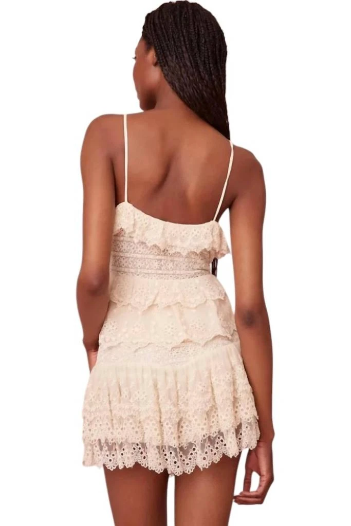 LOVESHACKFANCY Saturn Top In Cream 2