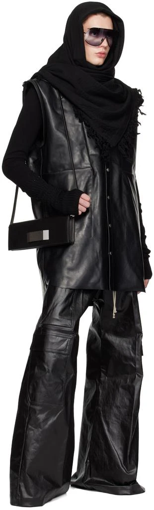 Rick Owens Black Cargobelas Denim Cargo Pants 4