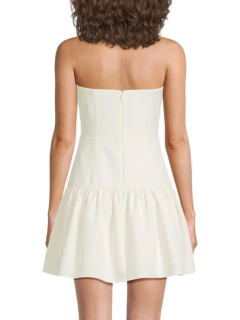Fit & Flare Strapless Crepe Mini Dress  On Sale Now with Up to 60% Off |  Discover Exclusive Deals & Savings at BeyondStyle  Authentic Liv Foster  solid|contemporary|Women's|strapless|cut-out|women's apparel|mini-length|fit  & flare|women's|dresses