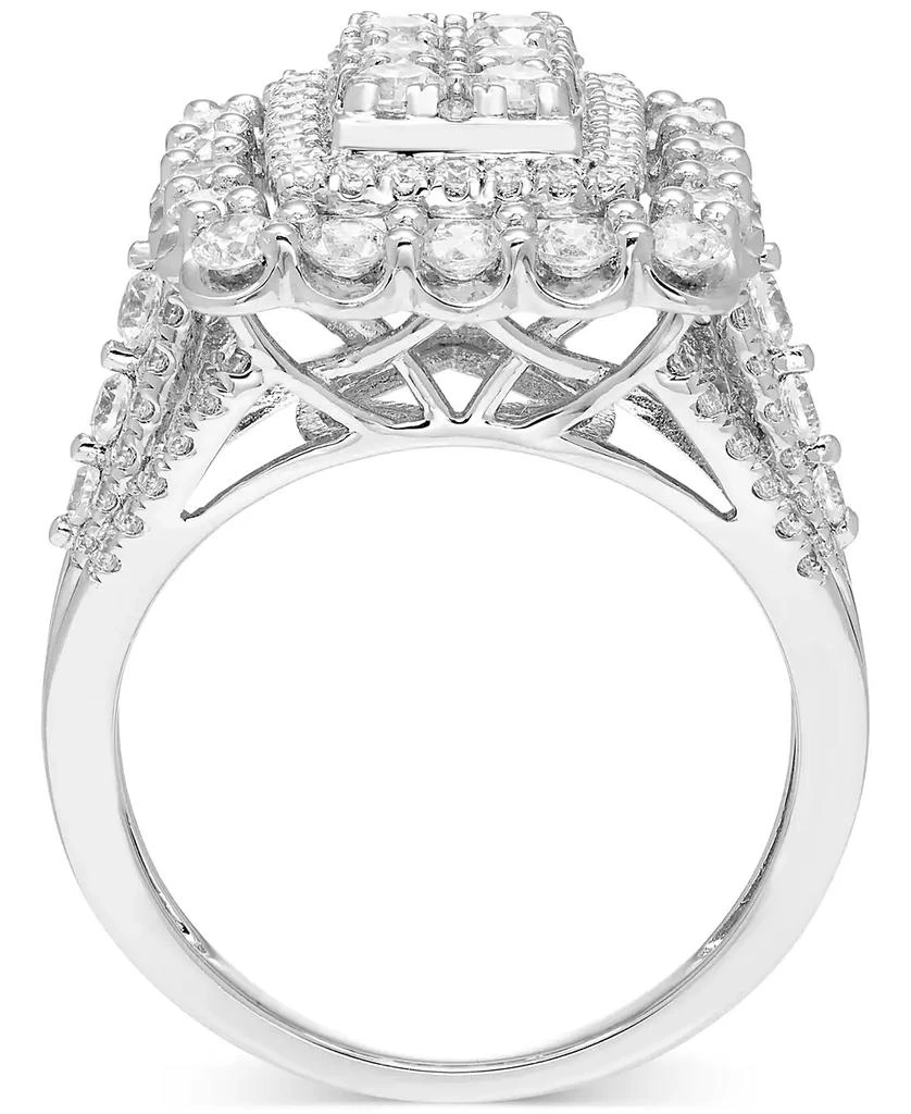 Macy
s Diamond Multi Halo Emerald Shaped Cluster Ring (2 ct. t.w.) in 14k White Gold 3