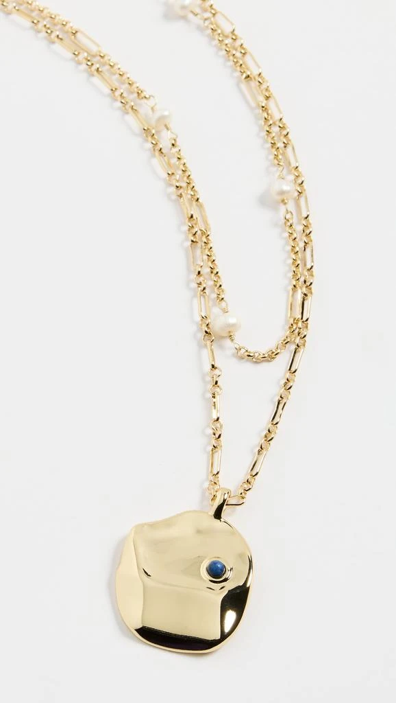 Argento Vivo Multi Row Pearl Pendant Necklace 3