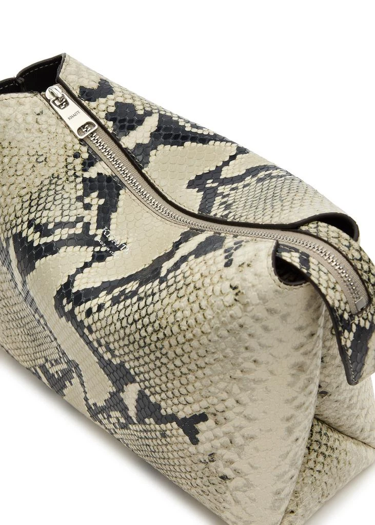 Khaite Lina python-effect leather cross-body bag 3
