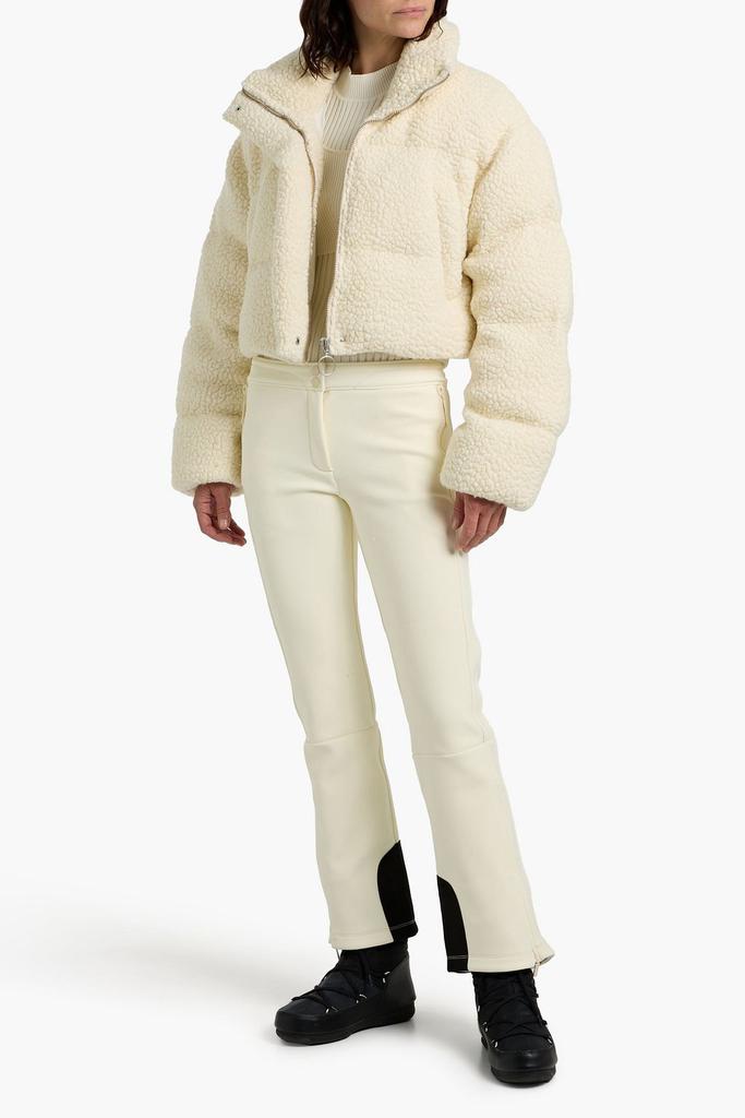 Cordova Kozzy cropped quilted wool-blend fleece ski jacket