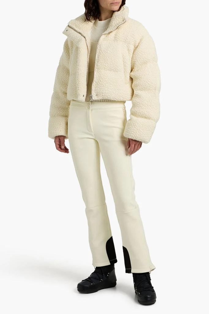Cordova Kozzy cropped quilted wool-blend fleece ski jacket 2