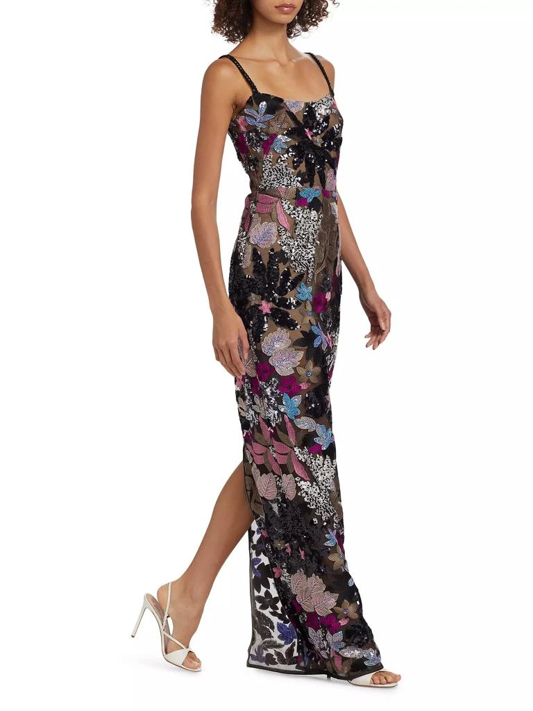 BRONX AND BANCO Dahlia Leona Embroidered Gown 2
