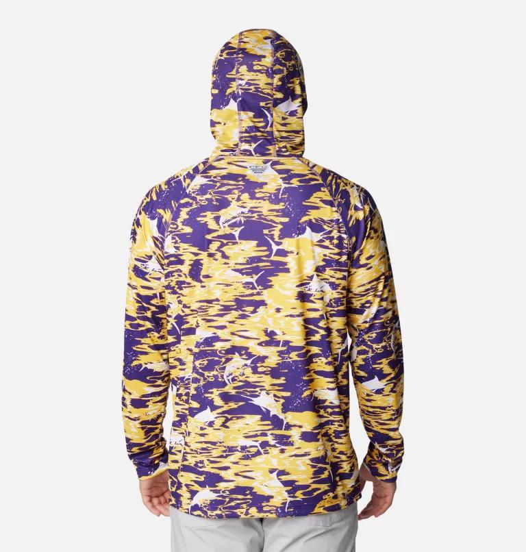Columbia Columbia Men's Collegiate PFG Super Terminal Tackle  Hoodie - Louisiana-