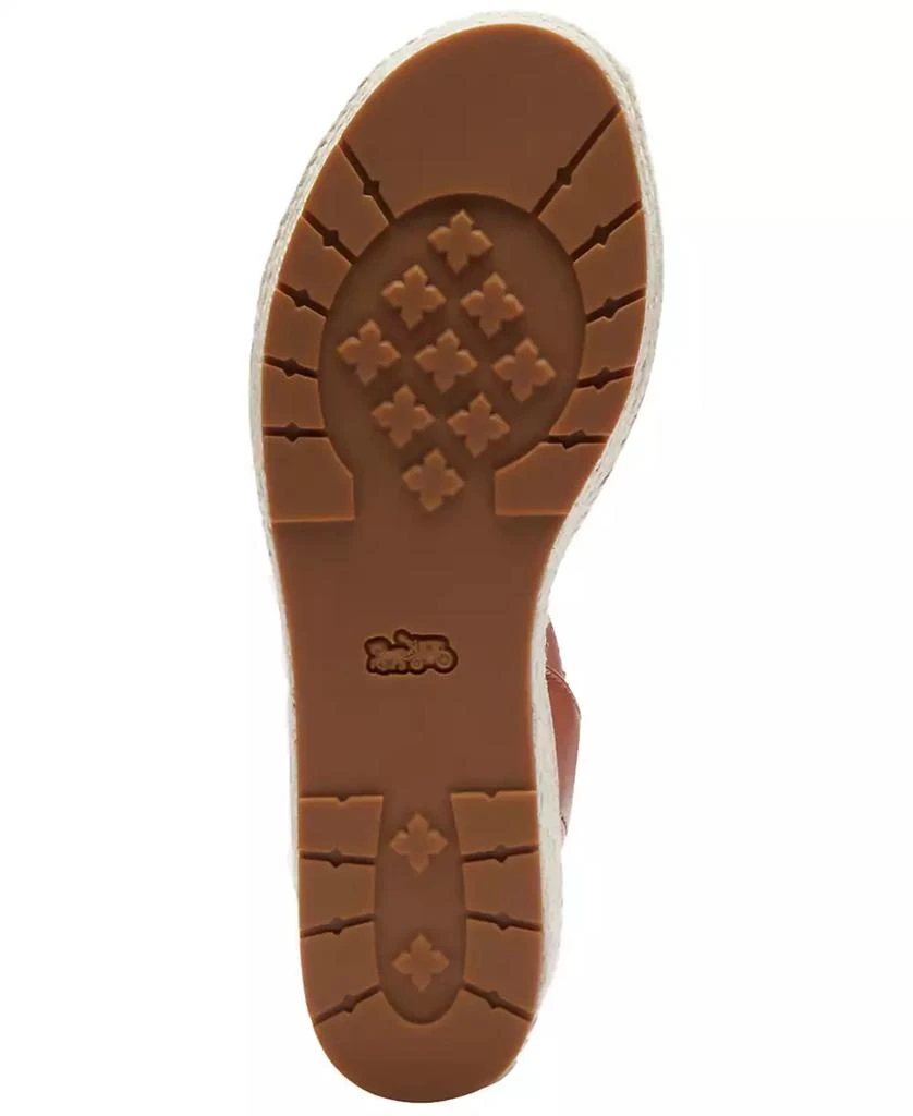 Coach Women's Katherine Espadrille Wedge Sandals 5