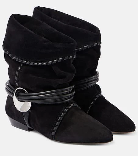 Isabel Marant Sellen suede ankle boots 1