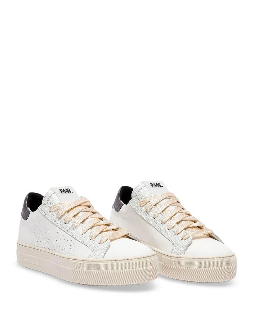 P448 Women's F23 Thea Lace Up Low Top Sneakers 3