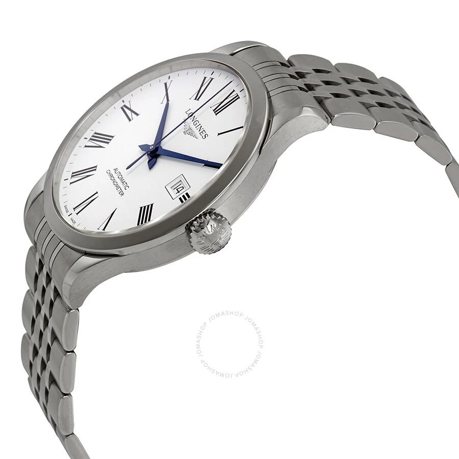 Longines Record Automatic White Dial Men's Watch L28214116 2