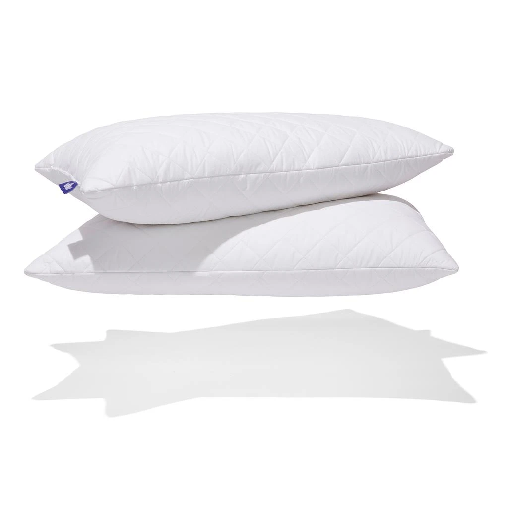 Canadian Down & Feather Company Quilted White Goose Feather Pillow Firm Support - 2 Pack 2