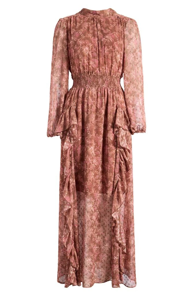 MELLODAY Floral Print Long Sleeve Maxi Dress 6