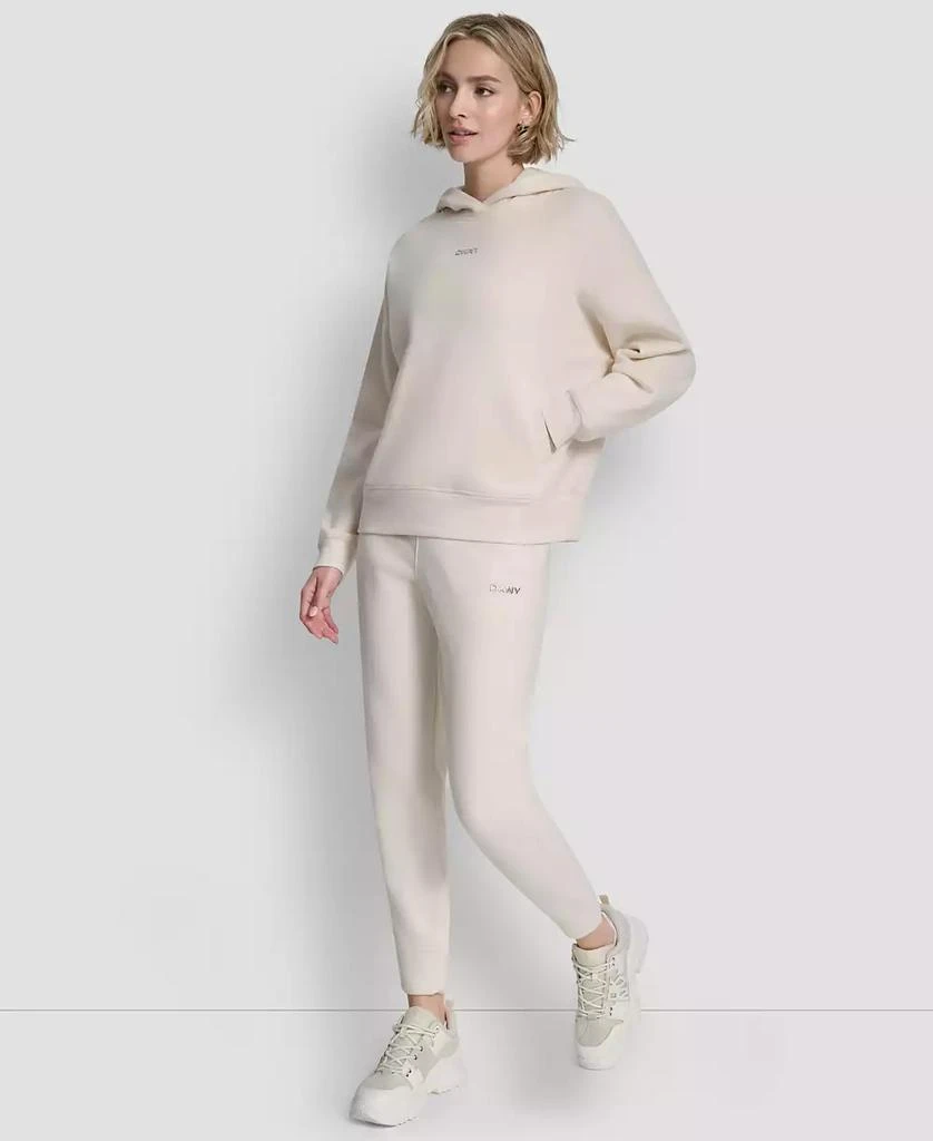 DKNY Women's Metallic Bubble Slim Fit Jogger Pants 6