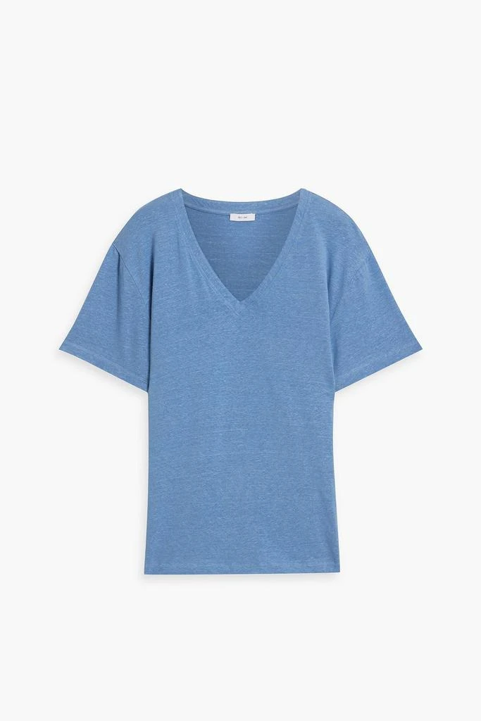 IRIS & INK Thea linen-blend jersey T-shirt 1