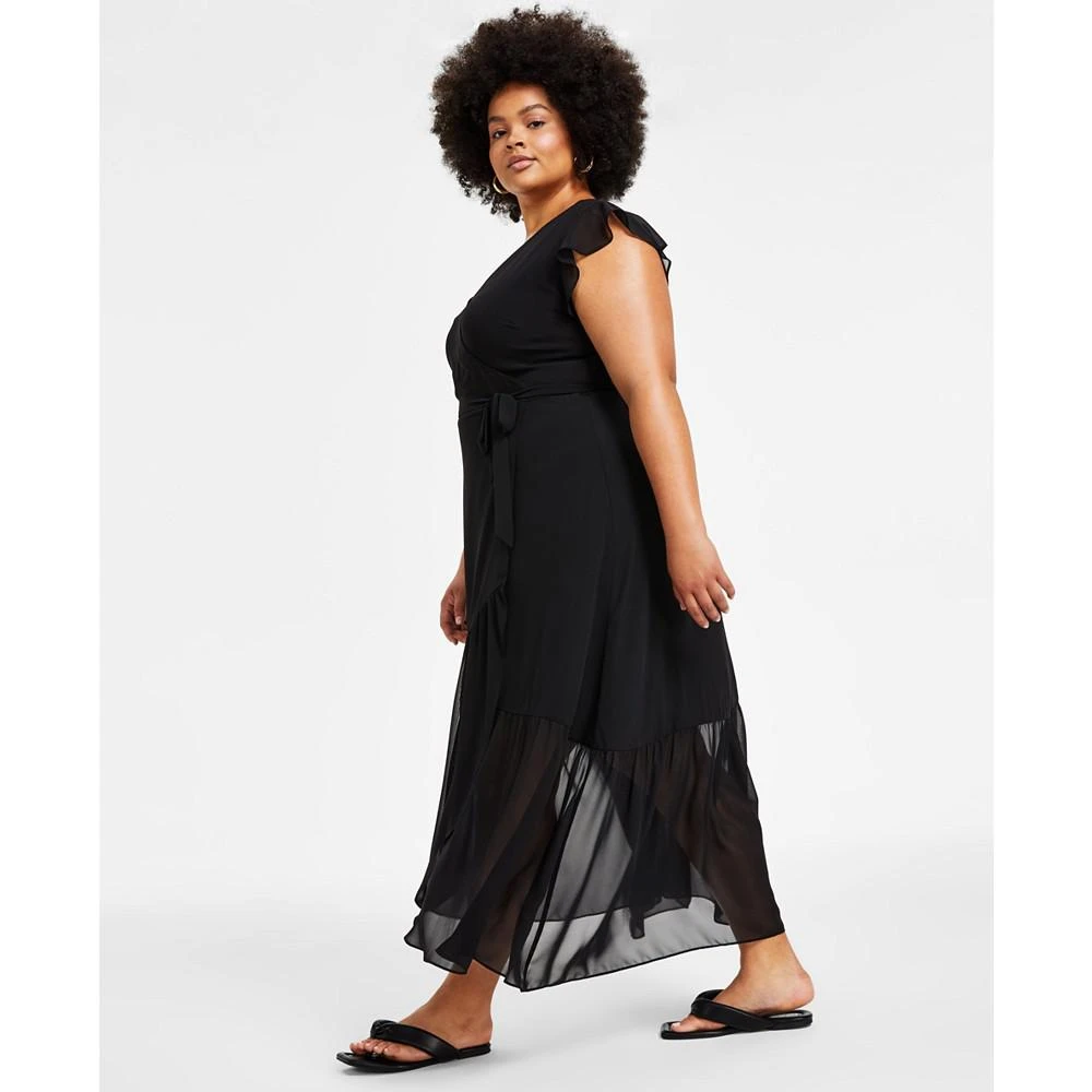 Bar III Plus Size Maxi Wrap Dress, Created for Macy's 3