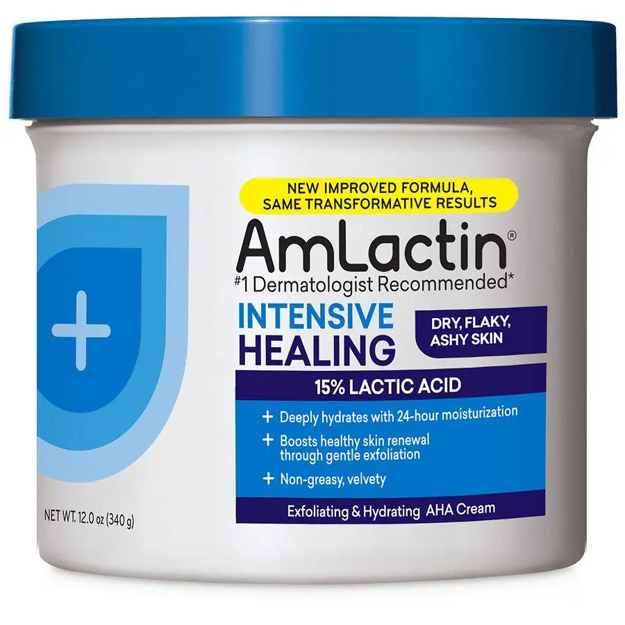 Amlactin Intensive Healing Body Cream with 15% Lactic Acid + Ceramides