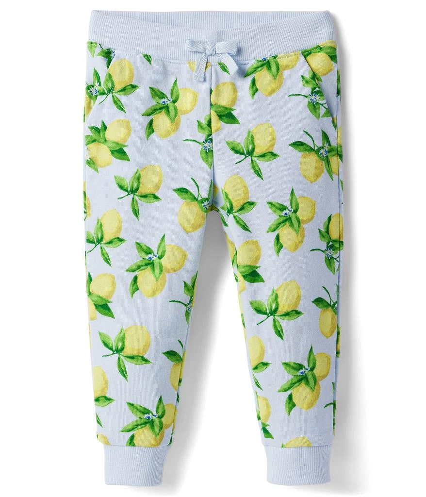 Janie and Jack Lemon Print Joggers (Toddler/Little Kids/Big Kids) 1