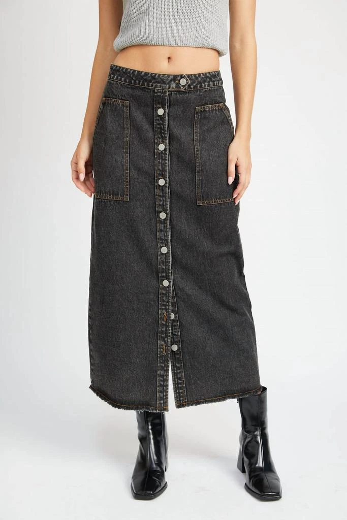 EMORY PARK Emory Park - Nova Denim Maxi Skirt 1