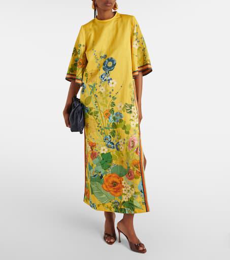 Alémais Floral midi dress