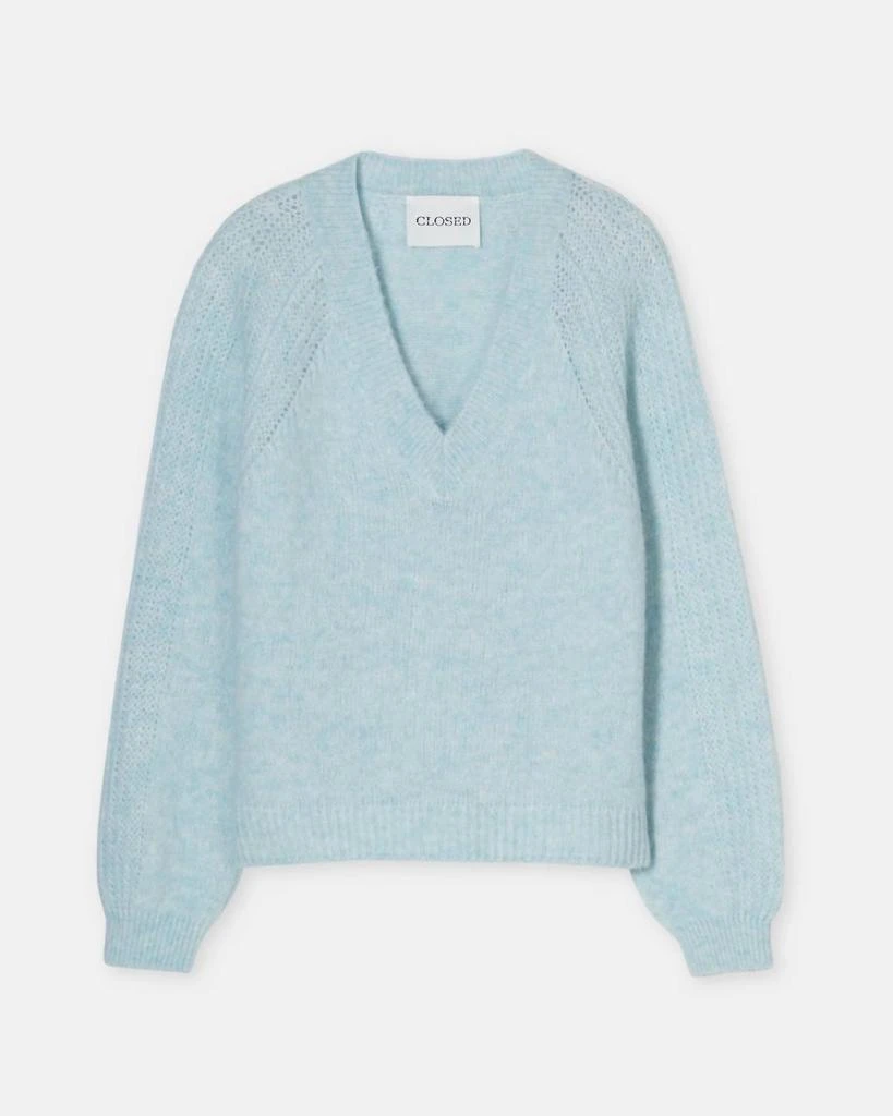 Closed Closed - Alpaca Knit V-neck Sweater 5
