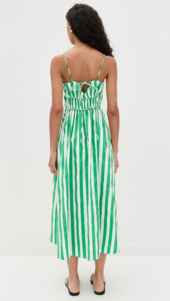 English Factory Striped Midi Dress