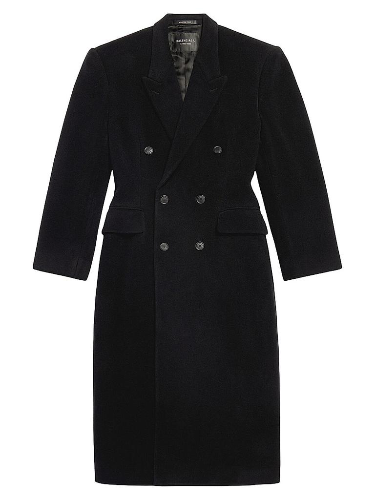 コート Balenciaga RAGLAN ONE LAYER COAT One Layer Raglan Coat in Black/grey | Balenciaga US
