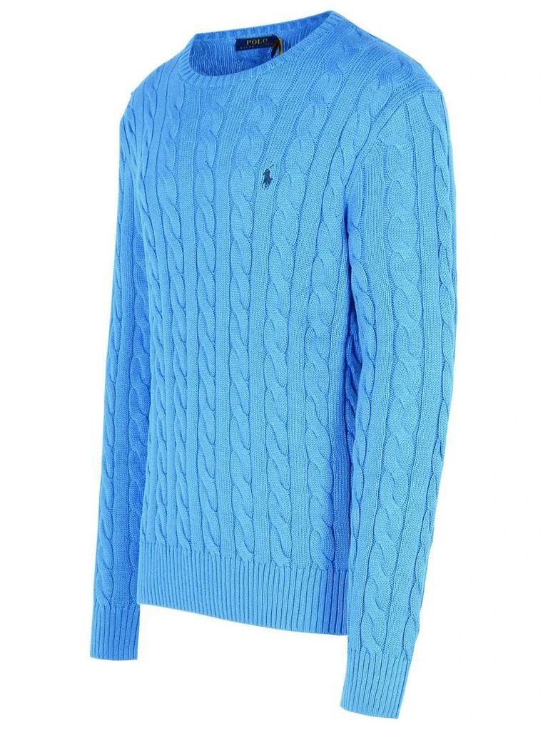 Ralph Lauren Polo Ralph Lauren Light Blue Cotton Sweater 2