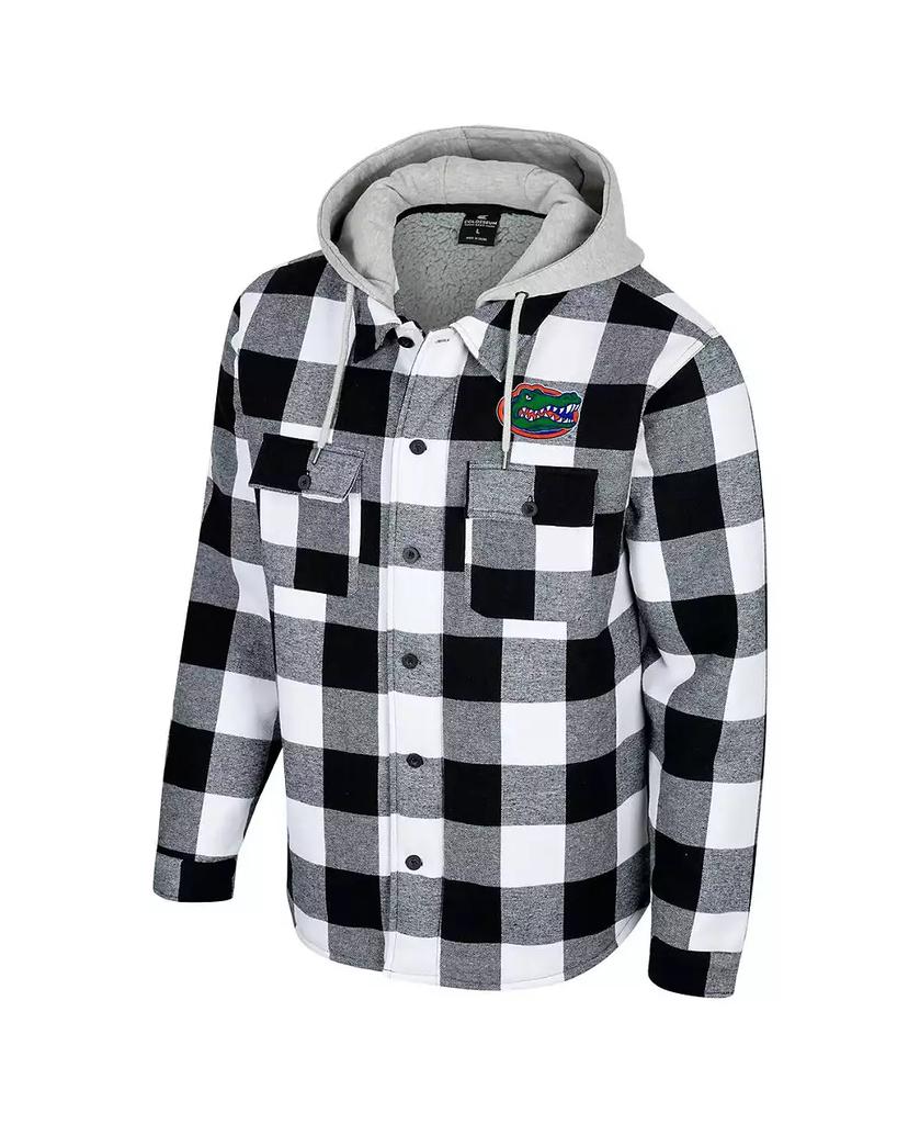 Colosseum Men's Black/White Florida Gators Buffalo Plaid Full-Zip Jacket